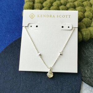 Kendra Scott Nola Dichroic Glass Necklace Gold